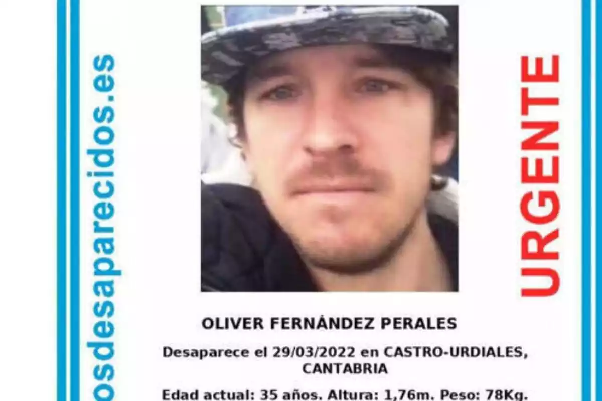 Oliver Fernández Perales desaparecido