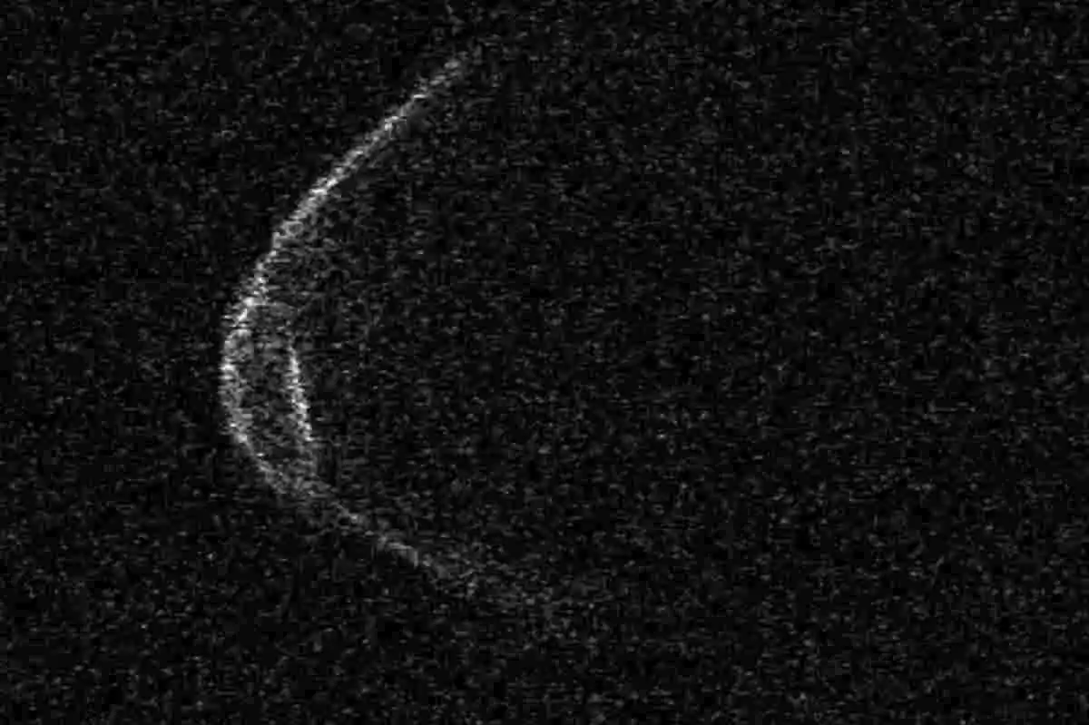 Imagen del asteroide 1998 OR2 en el espacio