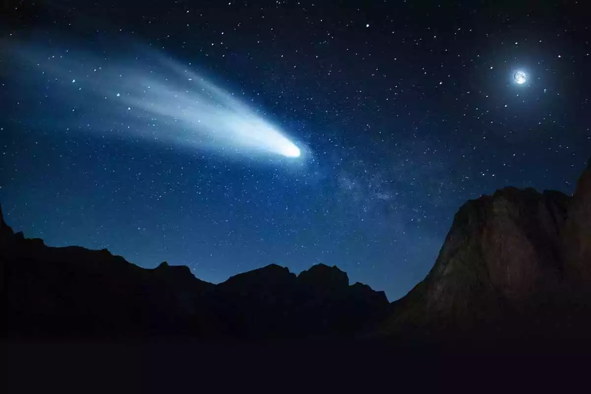 Imagen ilustrativa de un cometa