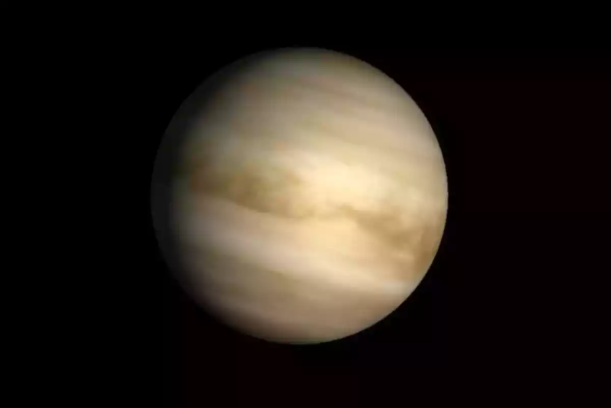 Imagen del planeta Venus desde el espacio