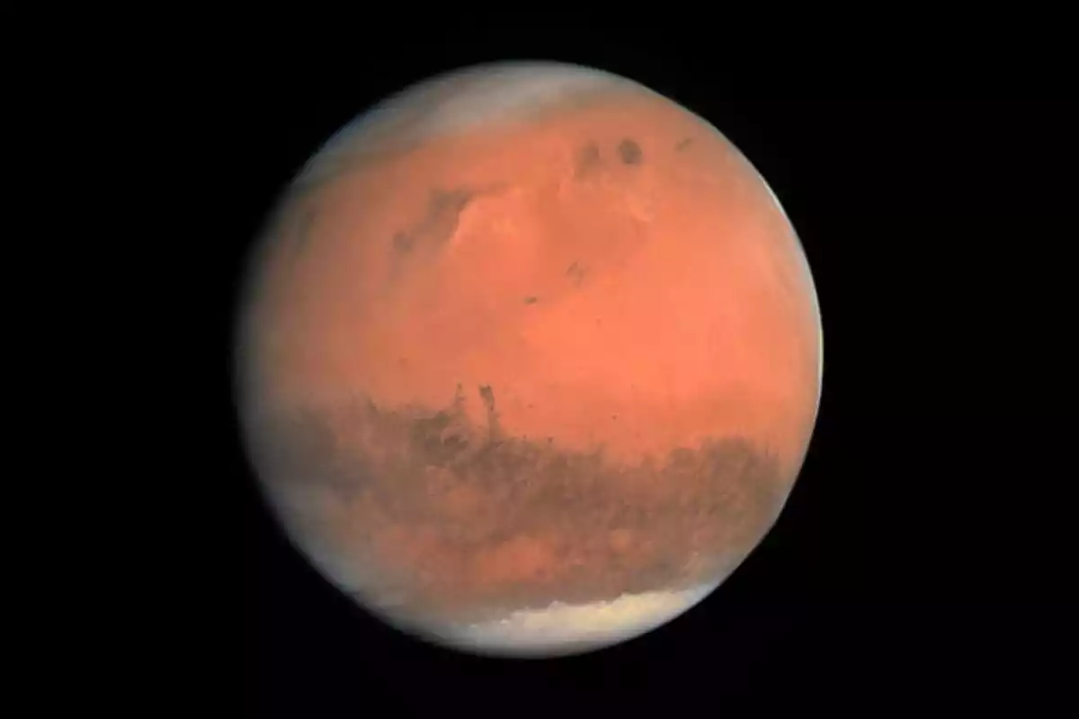 Imagen del planeta Marte desde el espacio